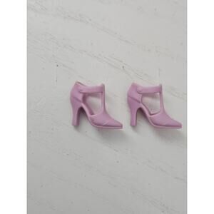 Mattel Barbie Doll Shoes Fashionistas Fashion Fever‎ Light Purple STRAPPY HEELS